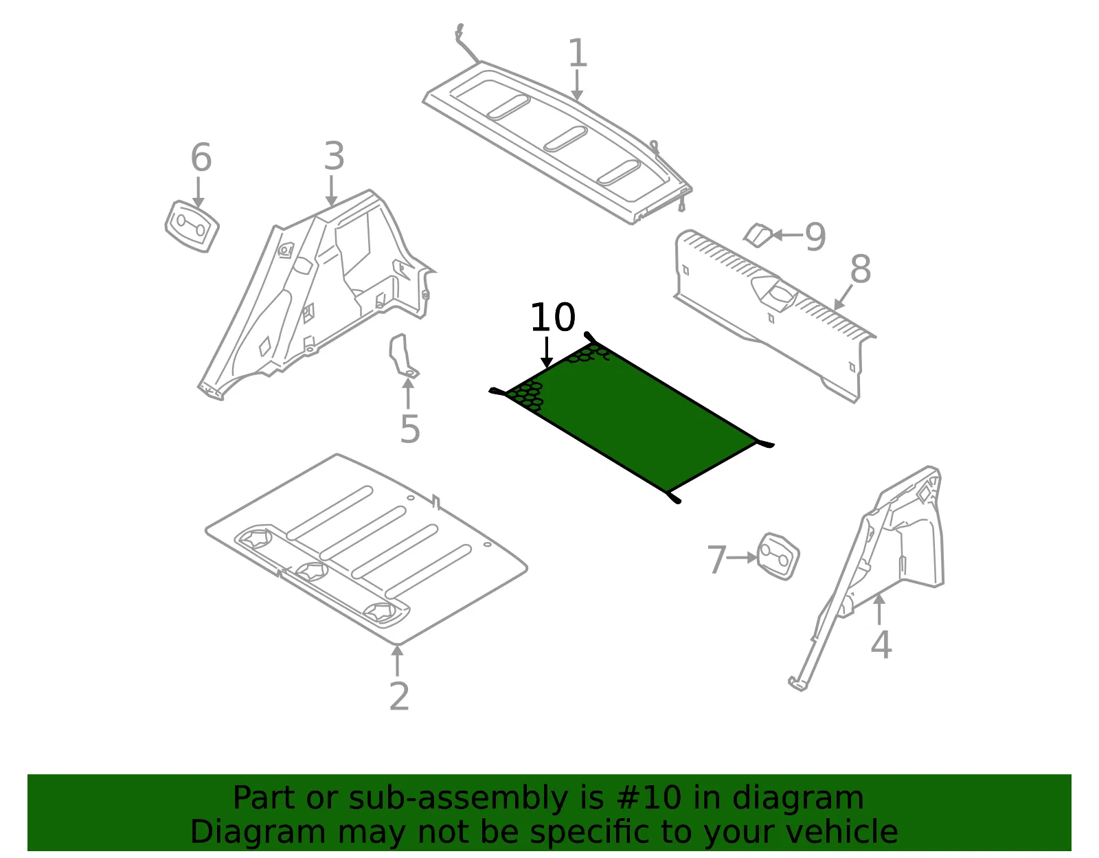 Cargo Net - Kia (85720-1G550CA) - view 2