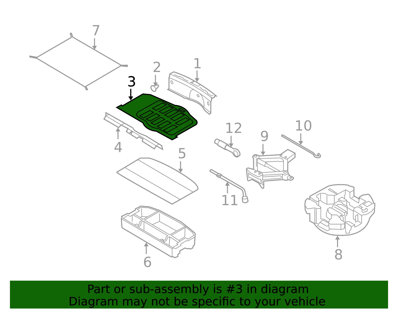 Floor Mat - Kia (85720-2K000WK) - view 2