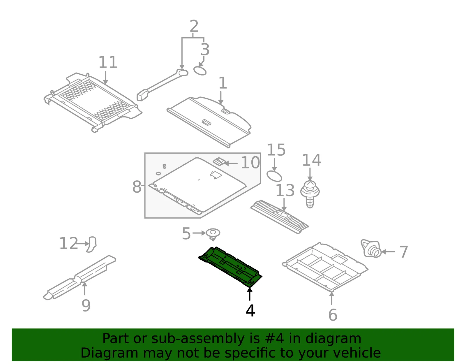 Floor Mat - Kia (85720-3E000CQ) - view 2