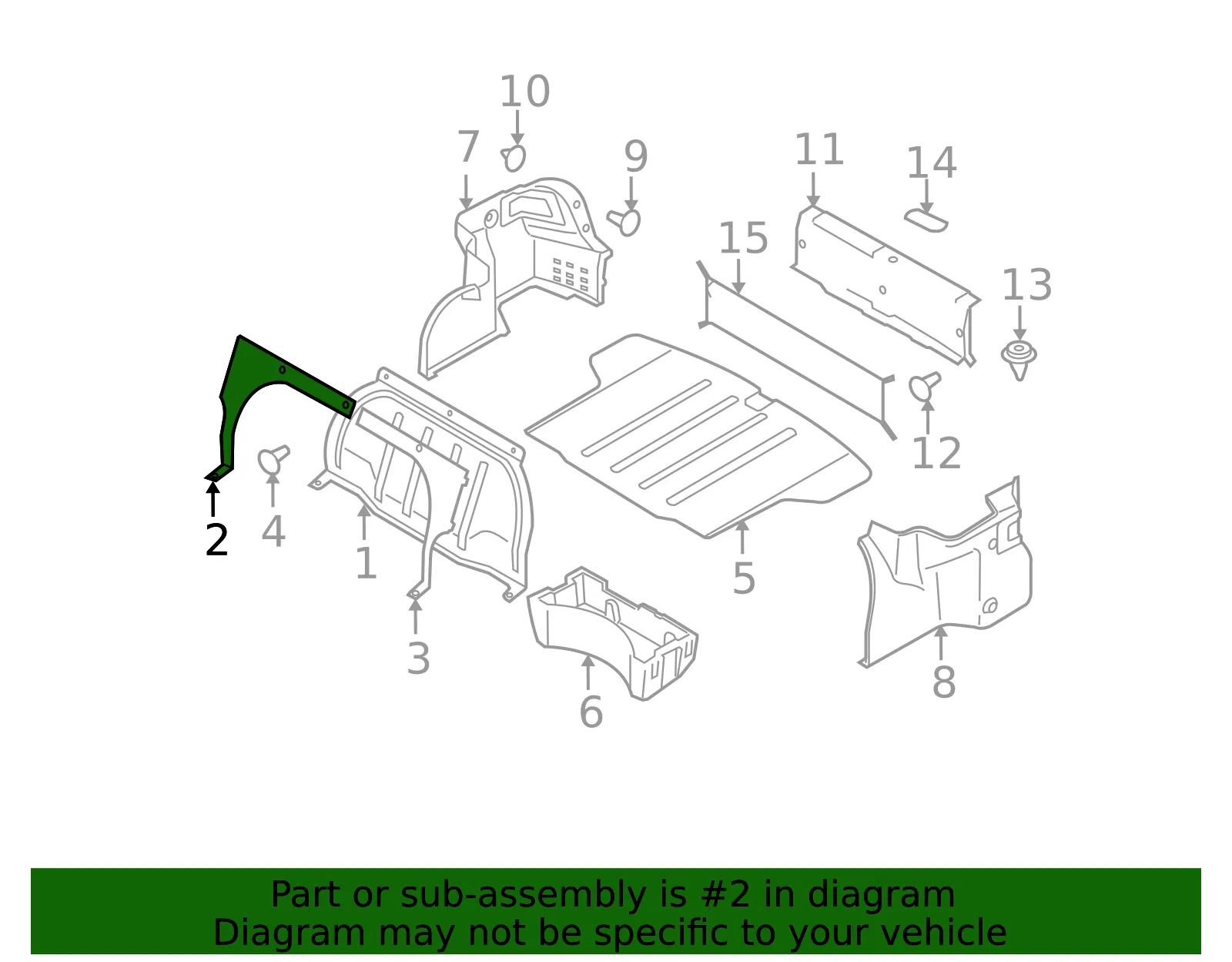 Front Trim - Kia (85723-1G000RU) - view 2