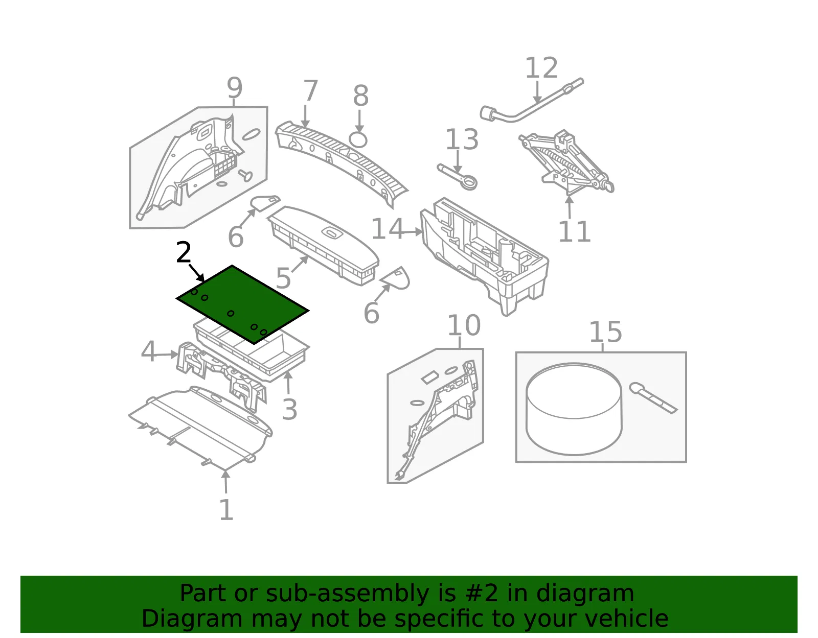 Trim Board - Kia (85727-1D050RU) - view 2