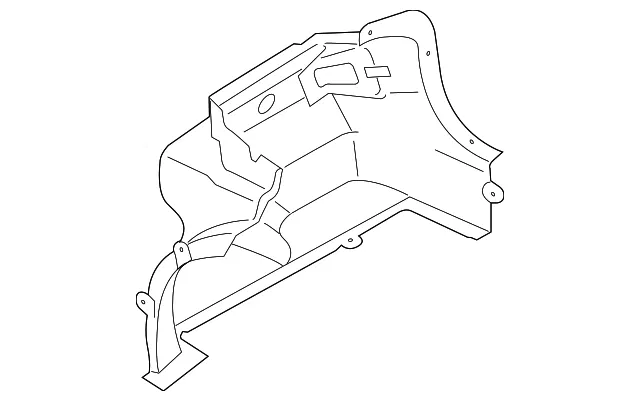 Trunk Side Trim - Driver's Side (LH) - Kia (85730-1M010VA)