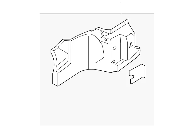 Trunk Side Trim - Driver's Side (LH) - Kia (85730-3F000LK)