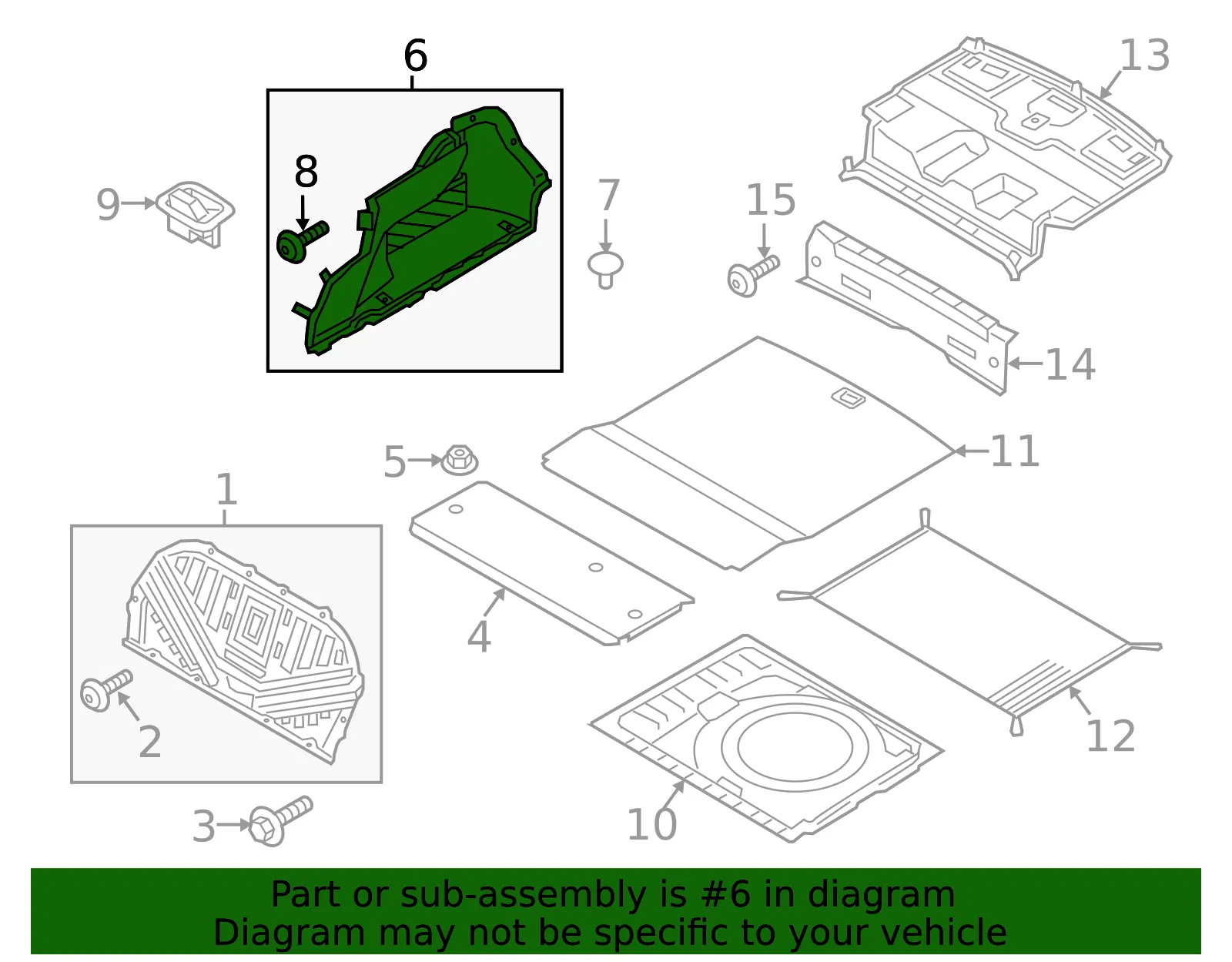 Trunk Side Trim - Kia (85730-3T550) - view 2
