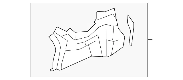 Trunk Side Trim - Kia (85730-4C000VA)