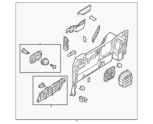 Lower Trim Panel - Kia (85730-4D811AD1AS)
