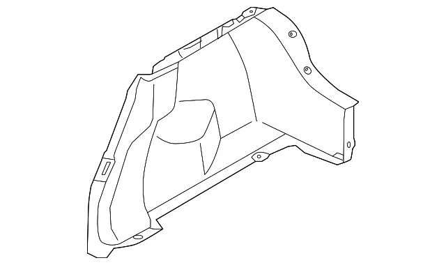 Wheelhouse Trim - Driver's Side (LH) - Kia (85730-A7500WK)