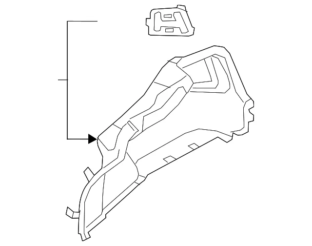 Trunk Side Trim - Driver's Side (LH) - Kia (85730-F6000)