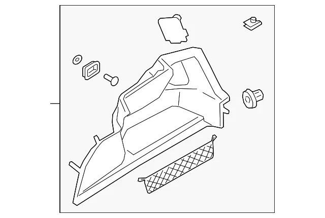 Trunk Side Trim - Kia (85730-J6000RBQ)