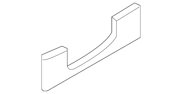 Trim Cover - Driver's Side (LH) - Kia (85733-D9500WK)