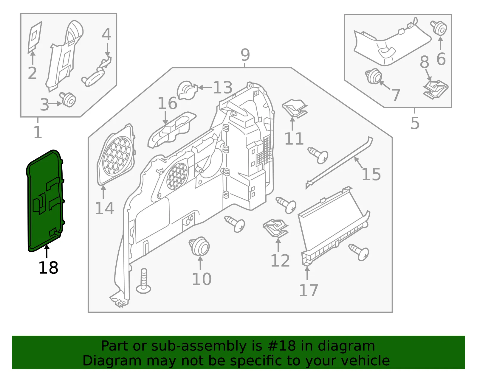 Trim Cover - Kia (85736-A9010DAA) - view 2