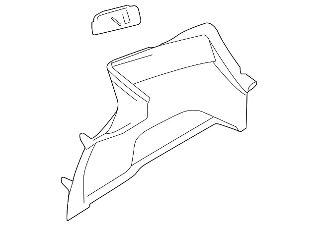 Trunk Side Trim - Passenger Side (RH) - Kia (85740-M7000WK)