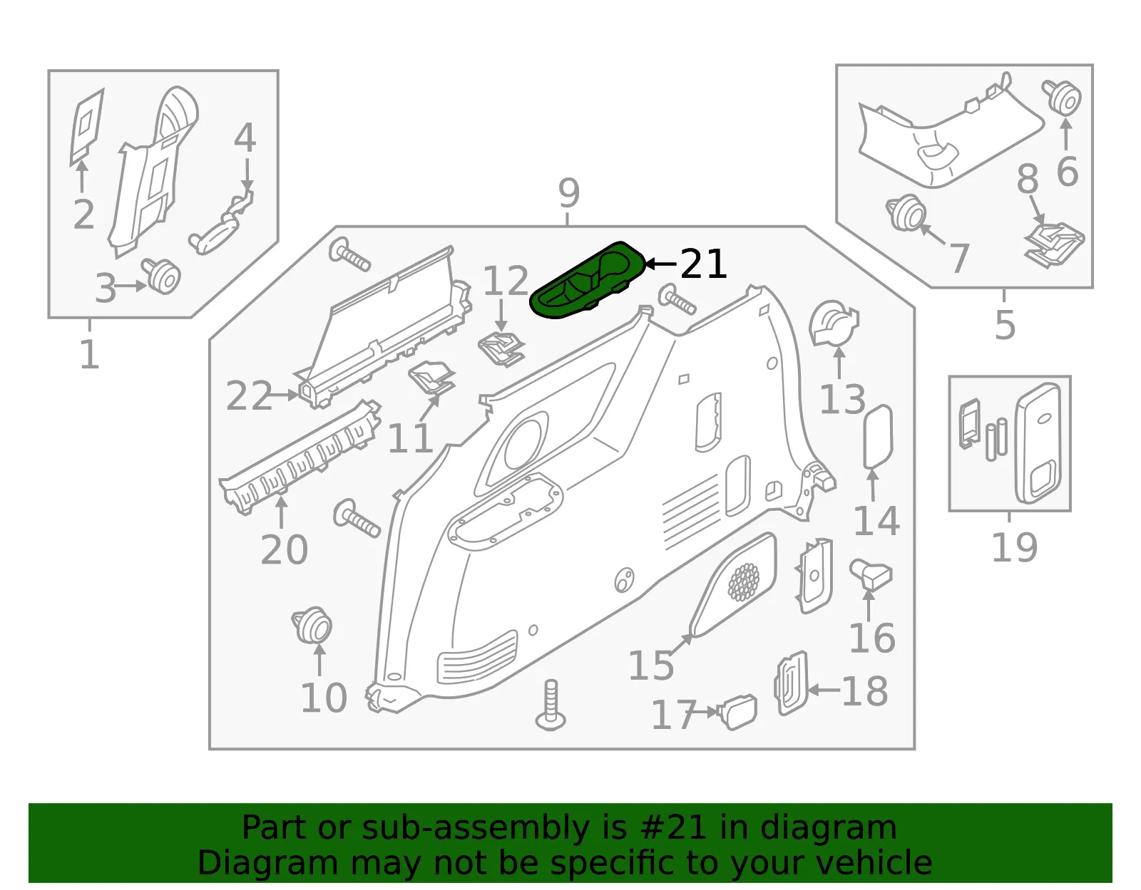 Cup Holder - Kia (85743-A9020DAA) - view 2