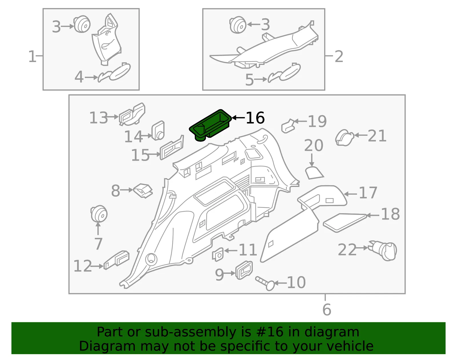 Cup Holder - Kia (85743-C5200WK) - view 2
