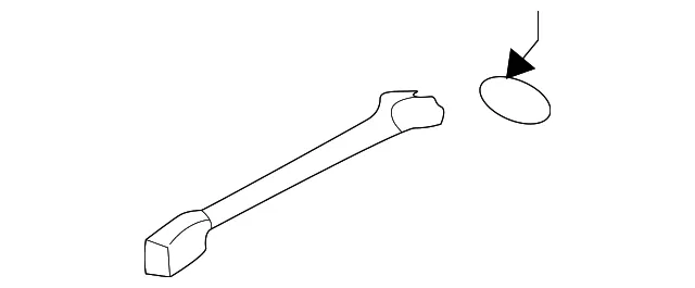 Pkg Tray Trim - Driver's Side (LH) - Kia (85745-3E000WK)