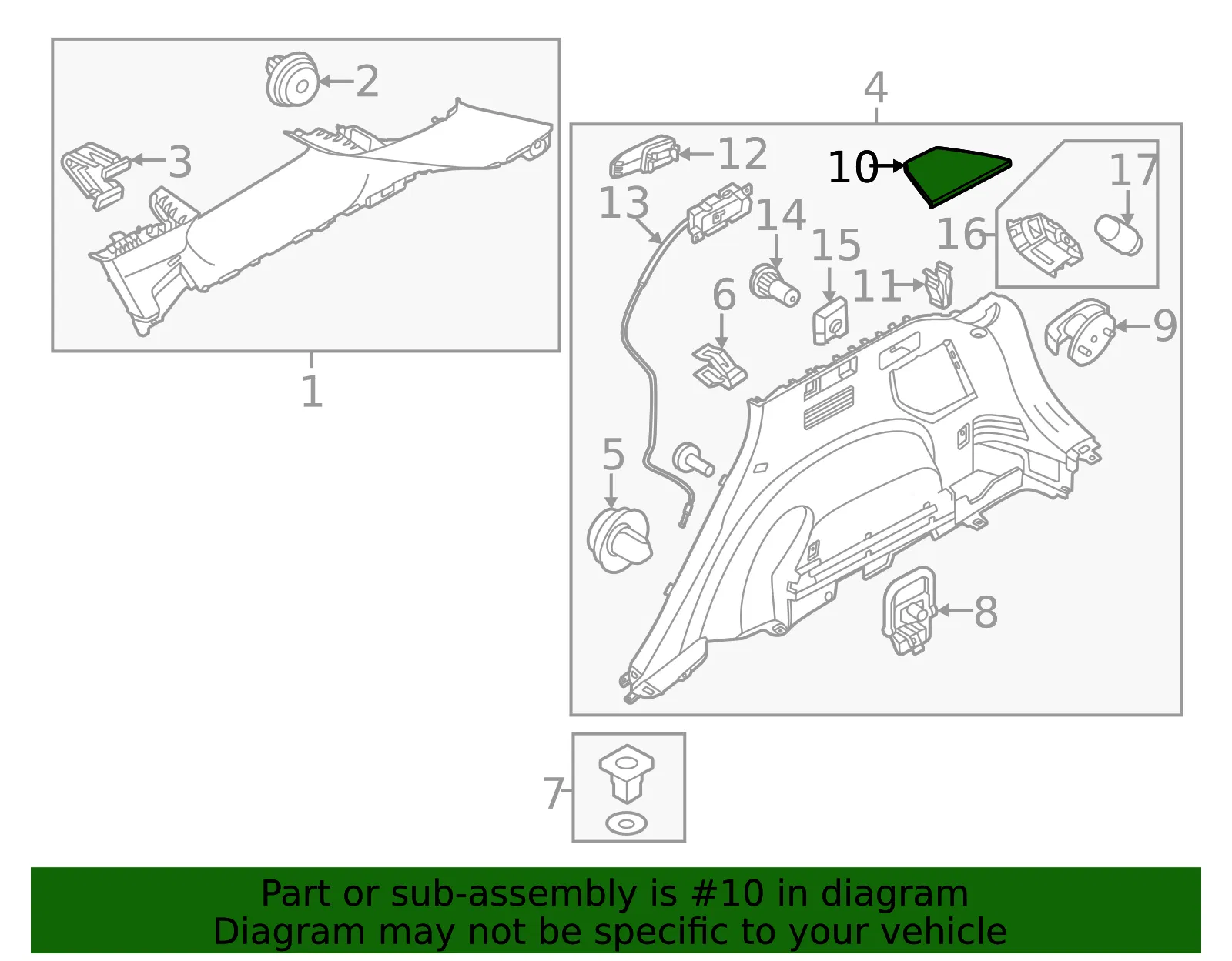 Tray - Kia (85747-P1200) - view 2
