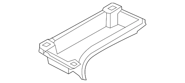 Luggage Compartment - Driver's Side (LH) - Kia (85750-B0500WK)