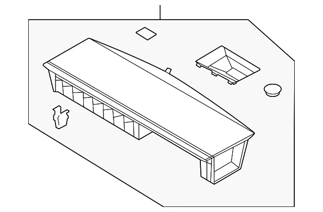 Floor Storage Compartment - Kia (85750-P4100)