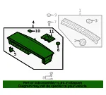 Floor Storage Compartment - Kia (85750-P4100) - view 4