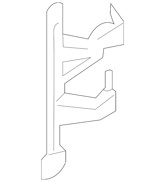 Lower Trim Panel Bracket - Kia (85755-4D001)