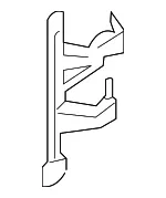 Lower Trim Panel Bracket - Kia (85755-4D001) - view 3