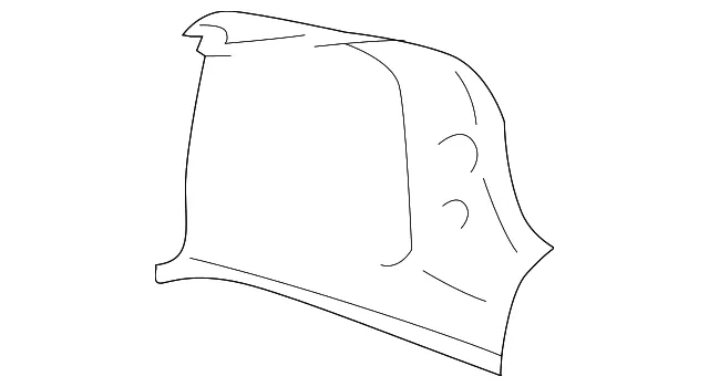 Corner Trim - Passenger Side (RH) - Kia (85760-3C000AQ)