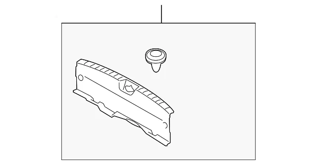 Rear Trim Panel - Kia (85770-1M000VA)