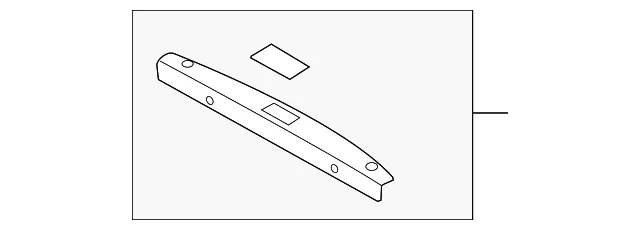 Trim Panel Insert - Kia (85770-3F000LK)