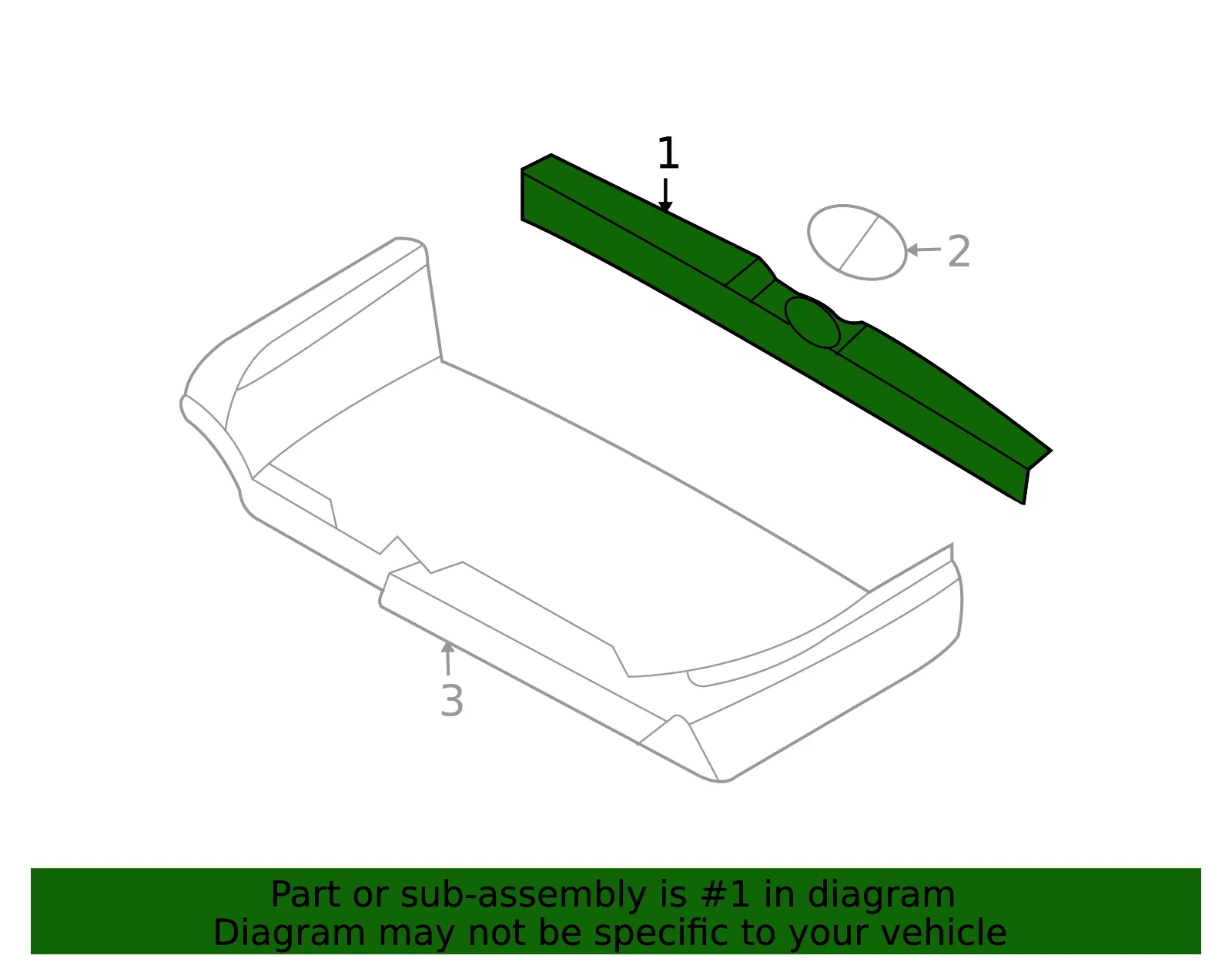 Sill Trim - Kia (85770-4D101CS) - view 2