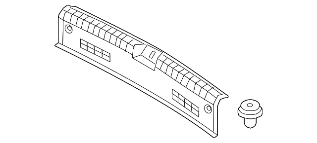 Back Panel Trim - Kia (85770-A8000WK)