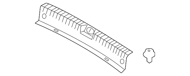 Back Panel Trim - Kia (85770-A8500WK)