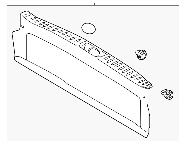 Sill Trim - Kia (85770-A9600BND)