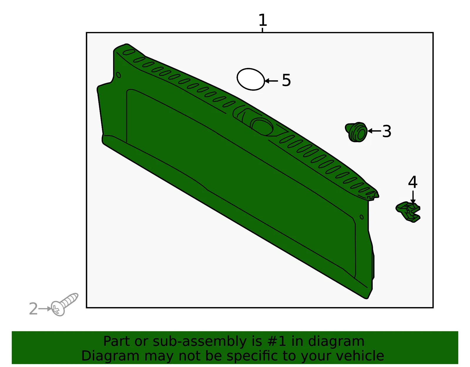 Sill Trim - Kia (85770-A9600BND) - view 2