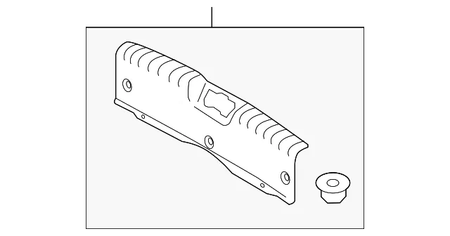 Rear Trim Panel - Kia (85770-B0500WK)