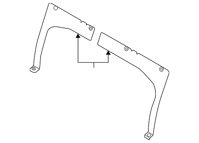 Front Trim - Passenger Side (RH) - Kia (85785-1W000WK)
