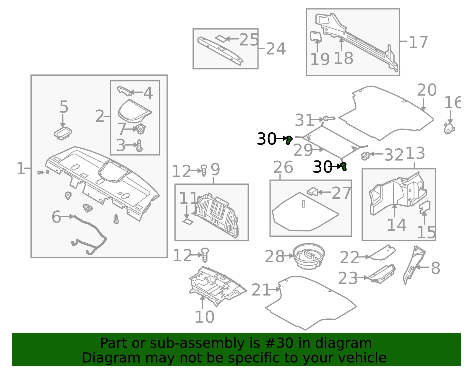 Cargo Net Hook - Kia (85790-3F000) - view 2