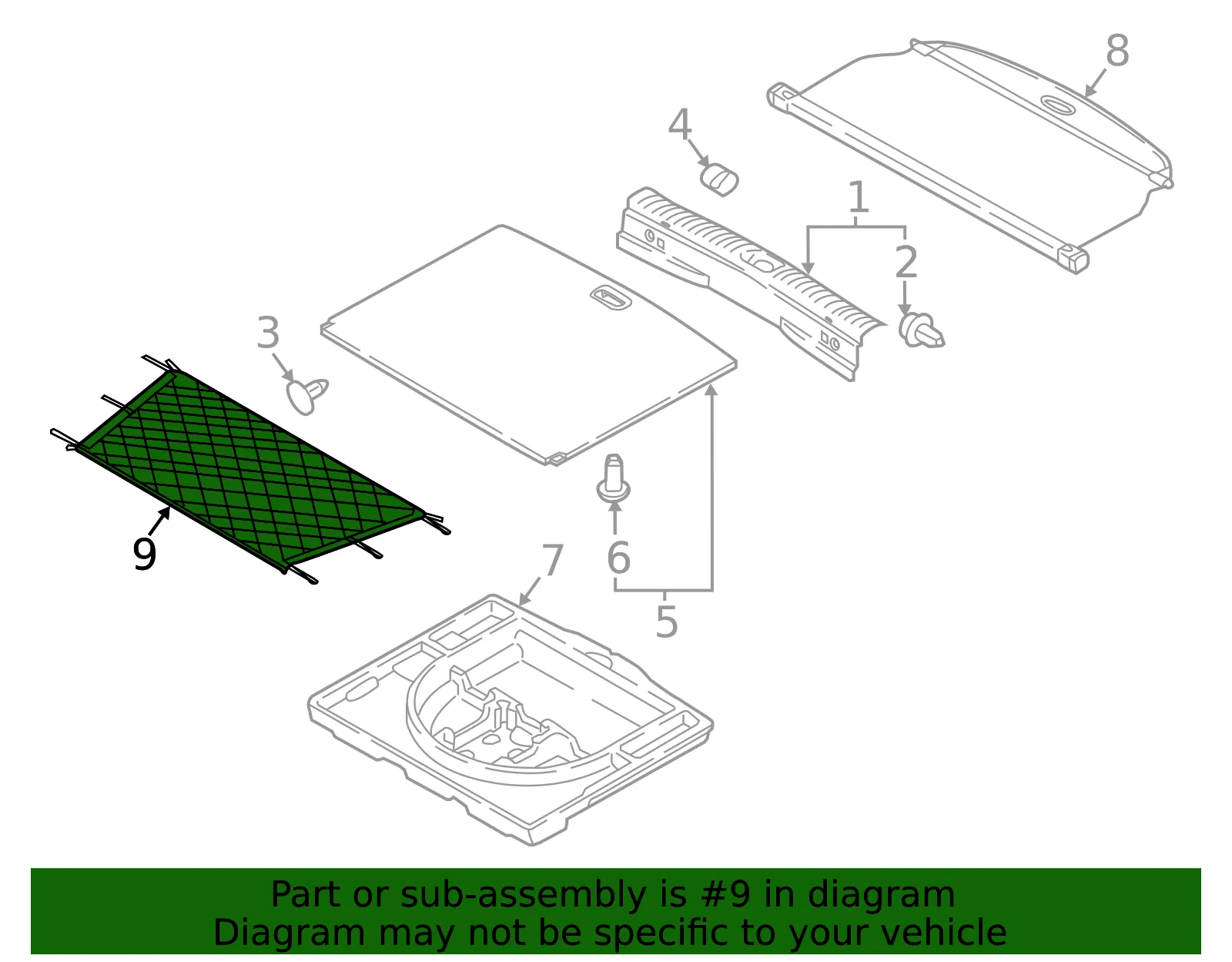 Cargo Net - Kia (85790-D9200WK) - view 2