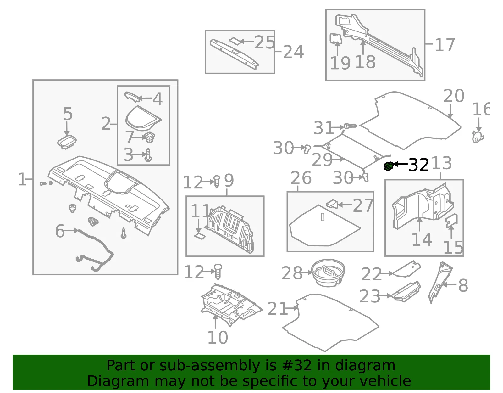 Cargo Net Hook - Kia (85791-3F000) - view 2