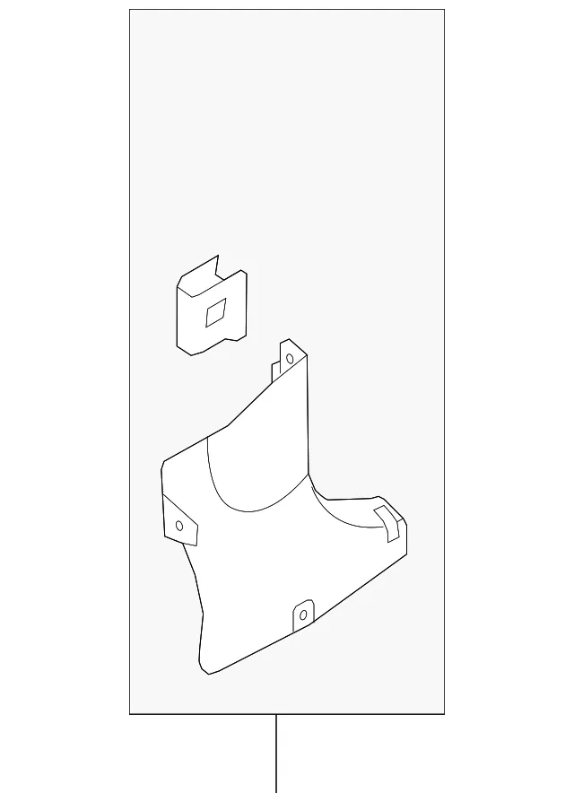 Cowl Trim - Driver's Side (LH) - Kia (85823-1M000WK)