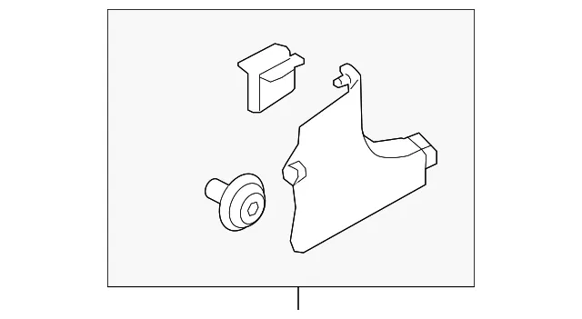 Cowl Trim - Driver's Side (LH) - Kia (85823-D4000WK)