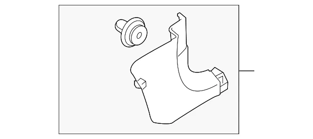 Cowl Trim - Driver's Side (LH) - Kia (85823-D9000WK)