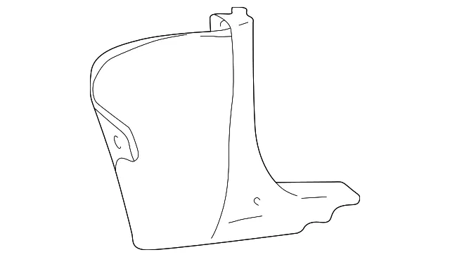 Cowl Trim - Passenger Side (RH) - Kia (85824-3C001BT)