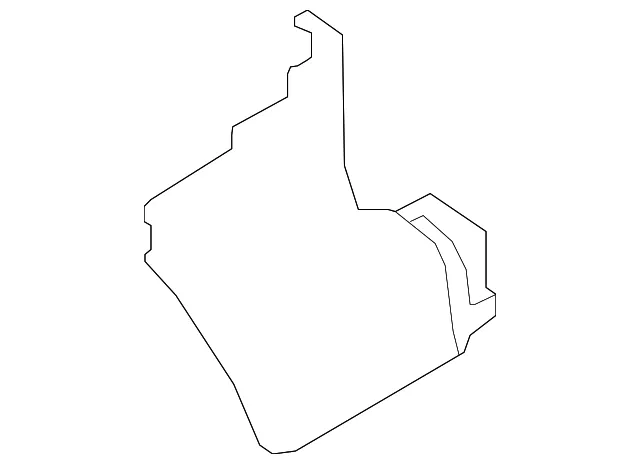 Cowl Trim - Driver's Side (LH) - Kia (85825-3W001WK)