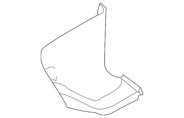 Cowl Trim - Passenger Side (RH) - Kia (85826-2J000WK)