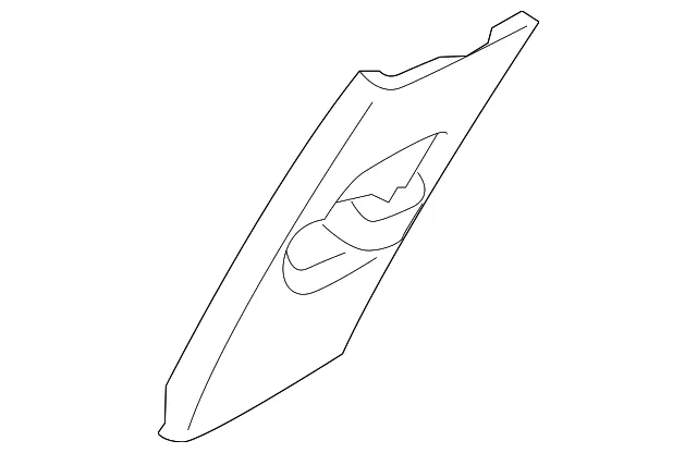 Seat Belt Height Adjuster Cover - Kia (85833-Q5000BGA)