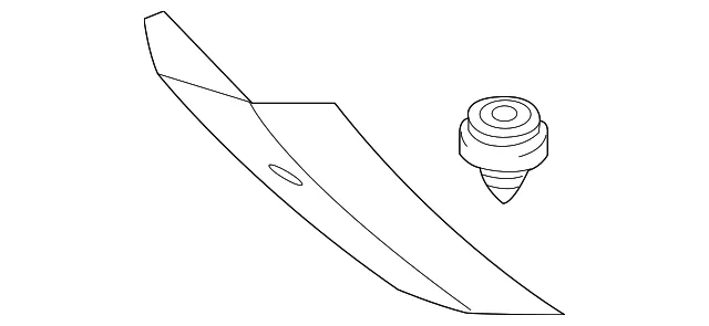 Corner Trim - Passenger Side (RH) - Kia (85865-3E00044)