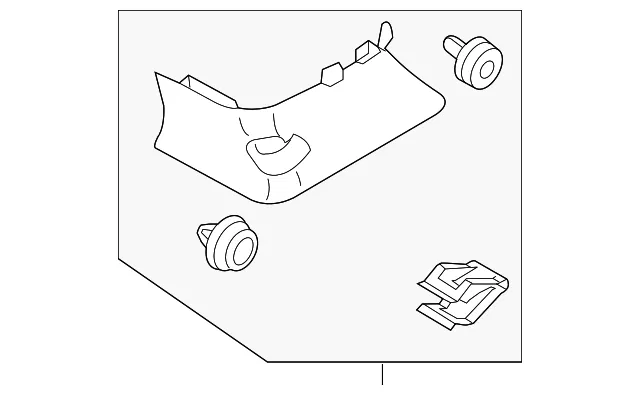 Corner Trim - Kia (85870-A9500BND)