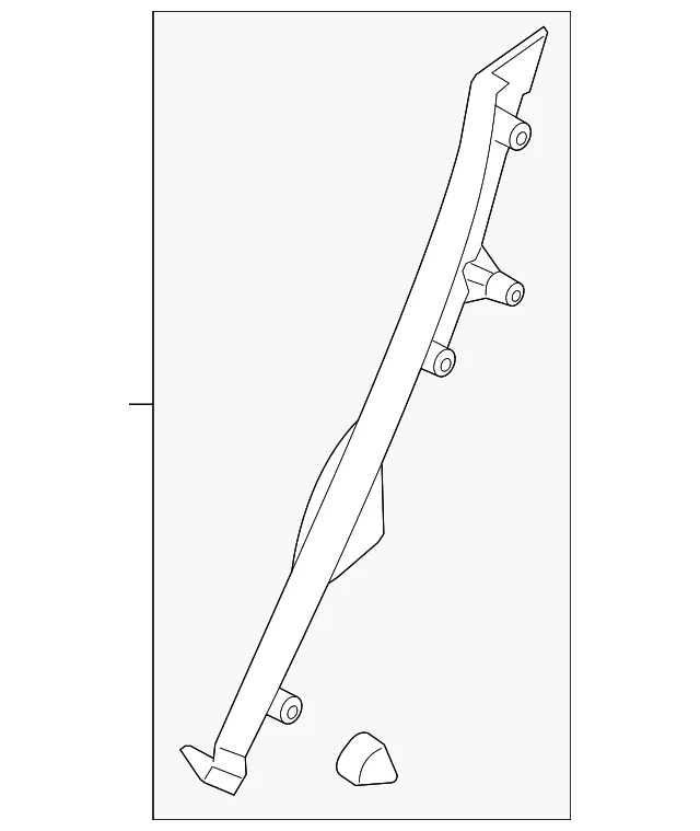 Lower Trim - Driver's Side (LH) - Kia (85880-1G000XI)