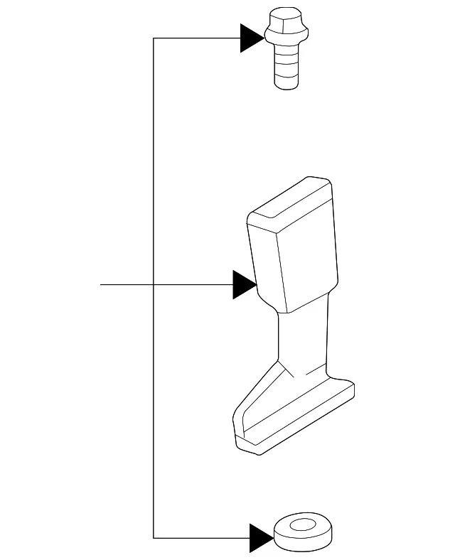 Buckle - Driver's Side (LH) - Volvo (8600566)