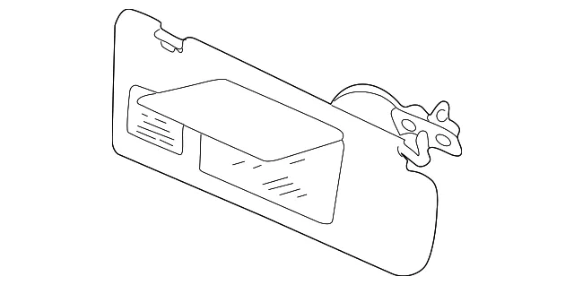 Sun-Visor - Driver's Side (LH) - Volvo (8612085)